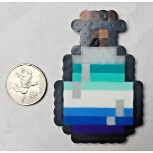 Gay (7 Stripe) LGBT Potion Perler Pixel Art
